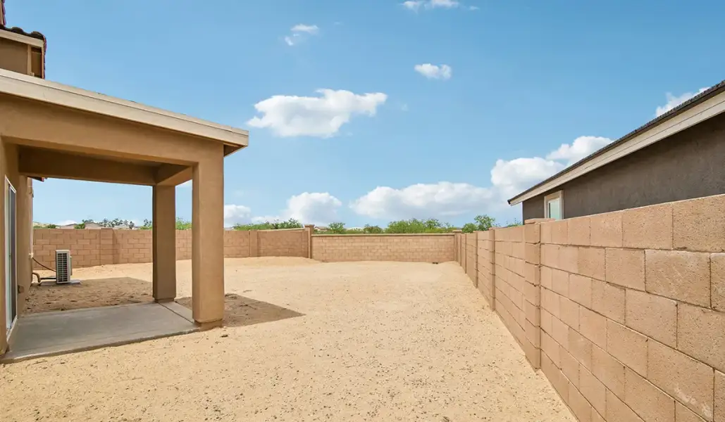 Exterior details and patio area of a home in Saguaro Bloom, Marana (Image 20).