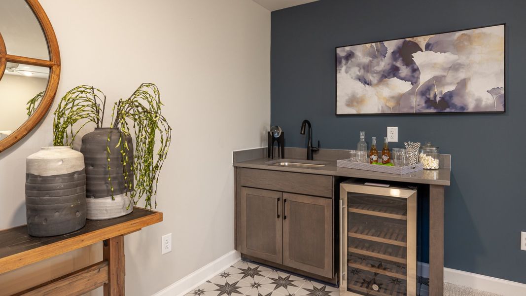 Furnished interior view inside a new home in The Courtyards at Oak Grove, Durham (Image 21).
