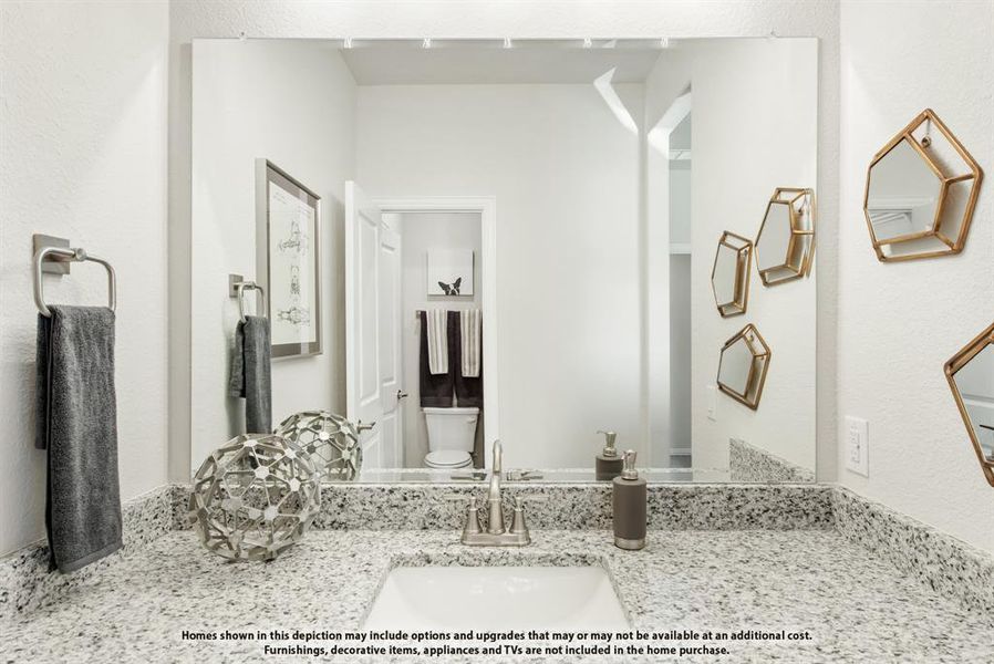 Furnished interior view inside a new home in East Oak Creek, Commerce (Image 10). Furnished interior view inside a new home in East Oak Creek, Commerce (Image 10).