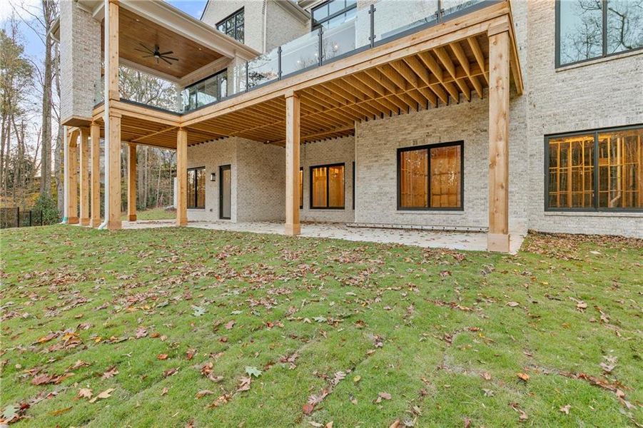 Exterior details and patio area of a home in , Johns Creek (Image 21).