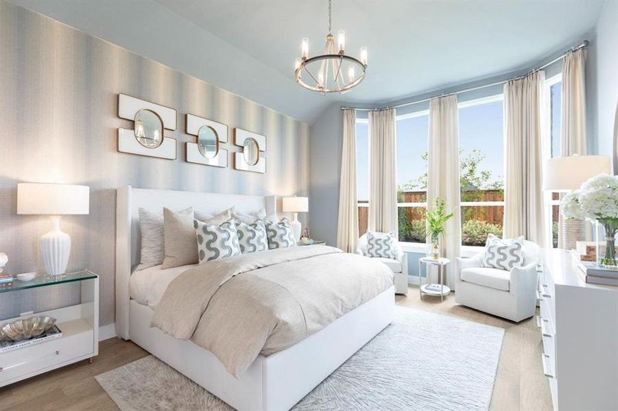 Furnished interior view inside a new home in Trinity Falls, McKinney (Image 6).