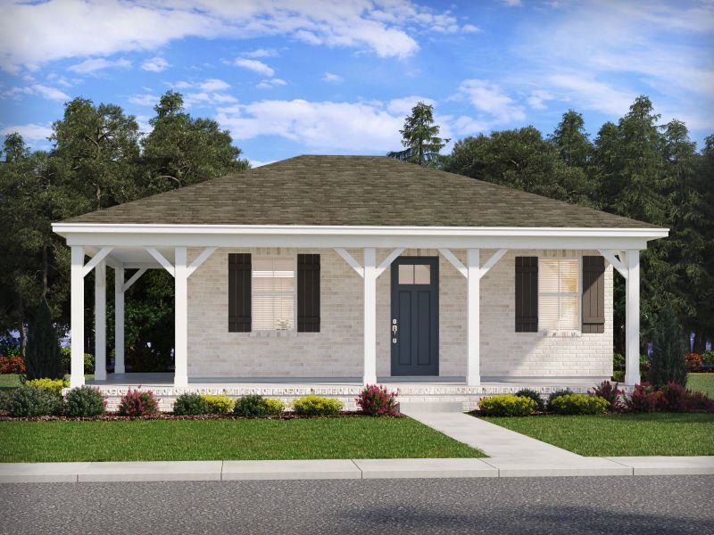 Front exterior of a home in the Benders Cove - Premier Series community, located in Mount Juliet, TN (Image 12).