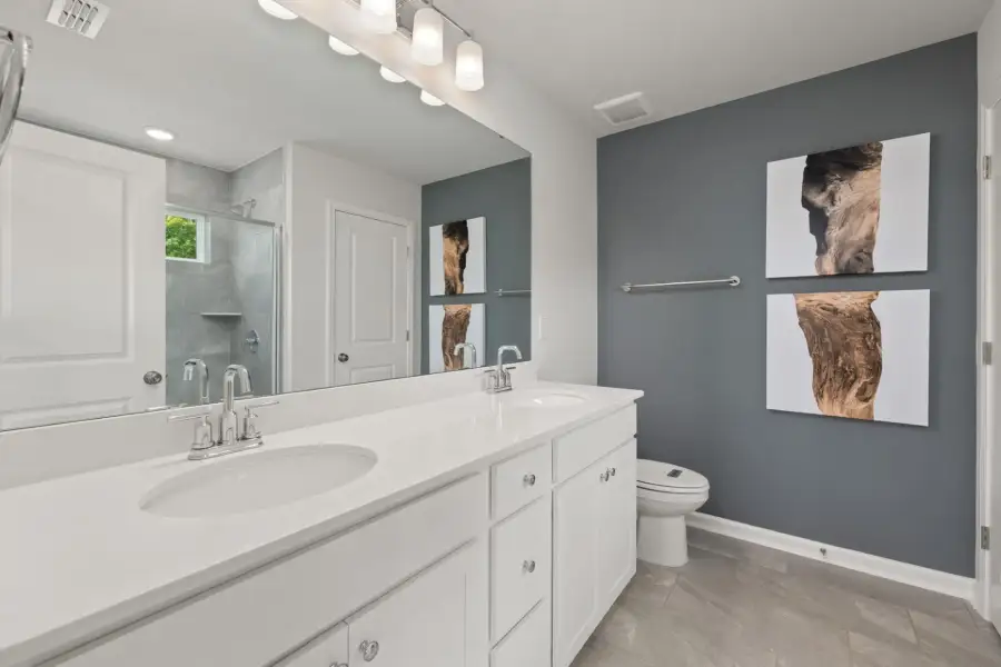 Furnished interior view inside a new home in Cambria, Garner (Image 32).