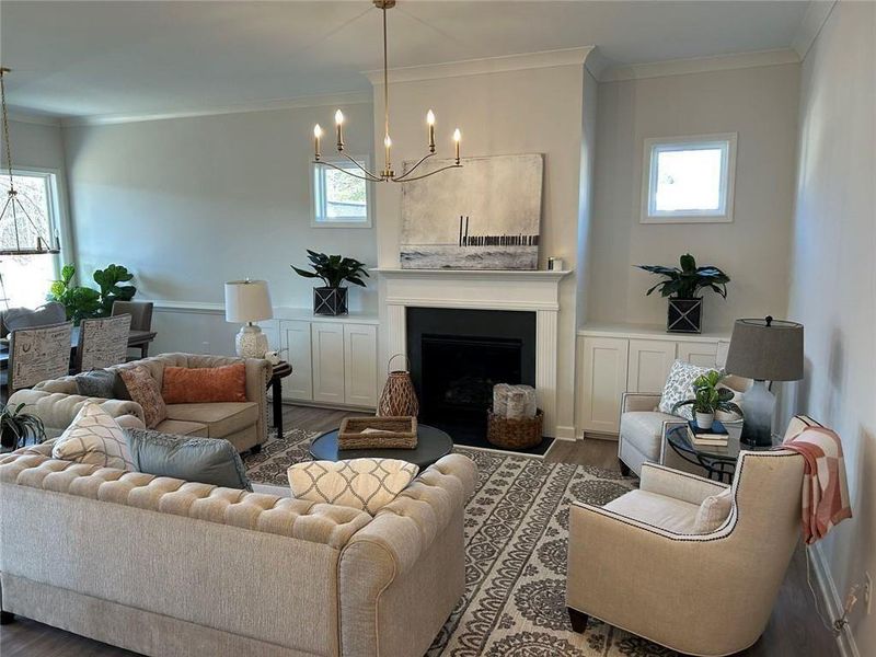 Furnished interior view inside a new home in Cooks Farm, Woodstock (Image 5). Furnished interior view inside a new home in Cooks Farm, Woodstock (Image 5).