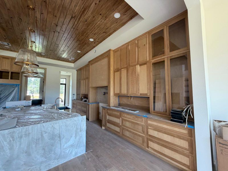 In-progress construction of a new home in , Montgomery, TX (Image 27).