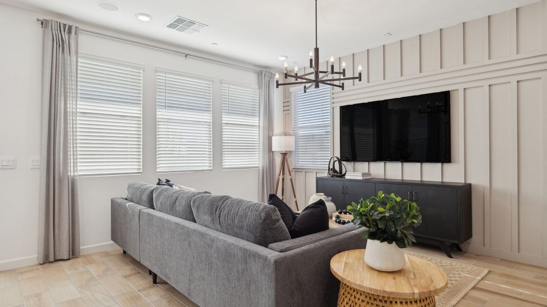 Furnished interior view inside a new home in The Buttes at Mystic, Peoria (Image 10).