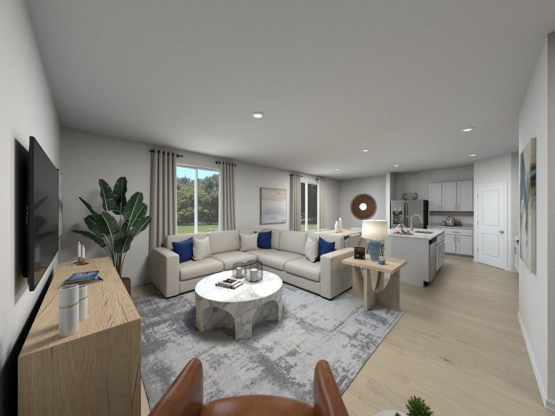 Rendering of the Zion Great Room