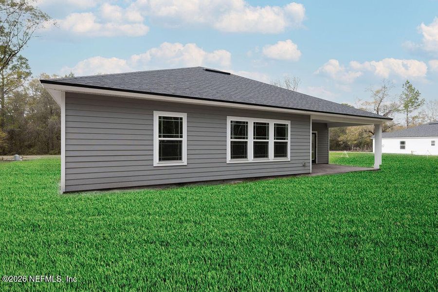 Exterior details and patio area of a home in , Middleburg (Image 19).