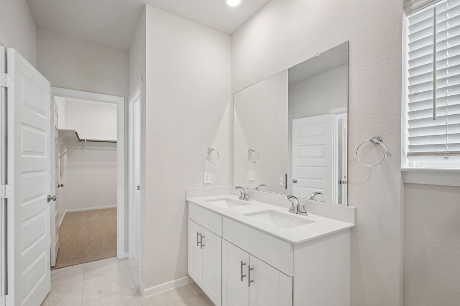 Furnished interior view inside a new home in Pinewood Trails - City Series, Atascocita (Image 18).