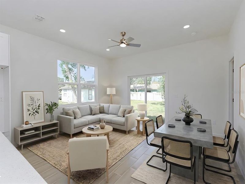 Furnished interior view inside a new home in , Sanford (Image 7). Furnished interior view inside a new home in , Sanford (Image 7).