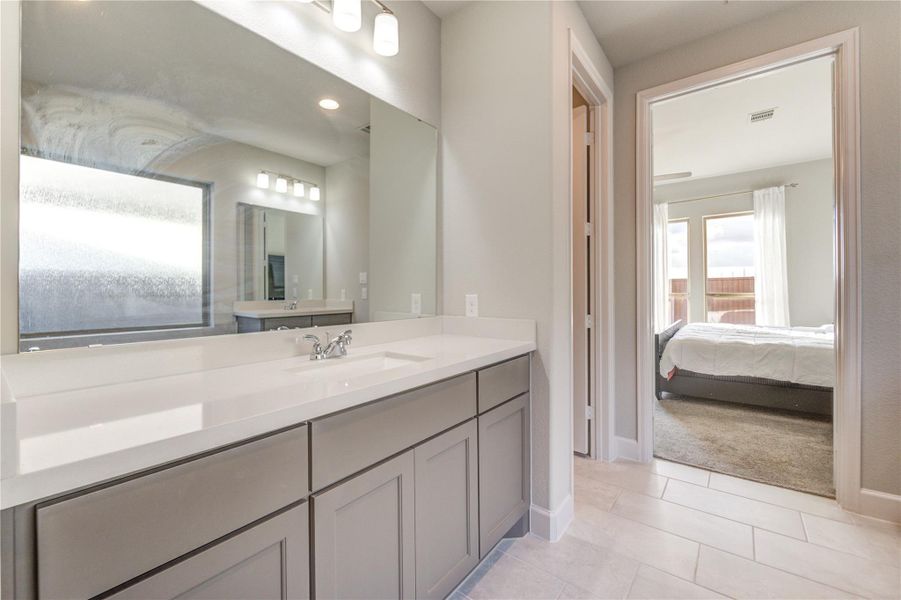 Furnished interior view inside a new home in , Katy (Image 40).