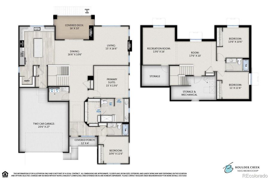 2D floor plan layout of this home in , Fort Collins, CO (Image 2).