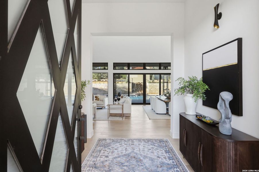 Furnished interior view inside a new home in , Boerne (Image 34).