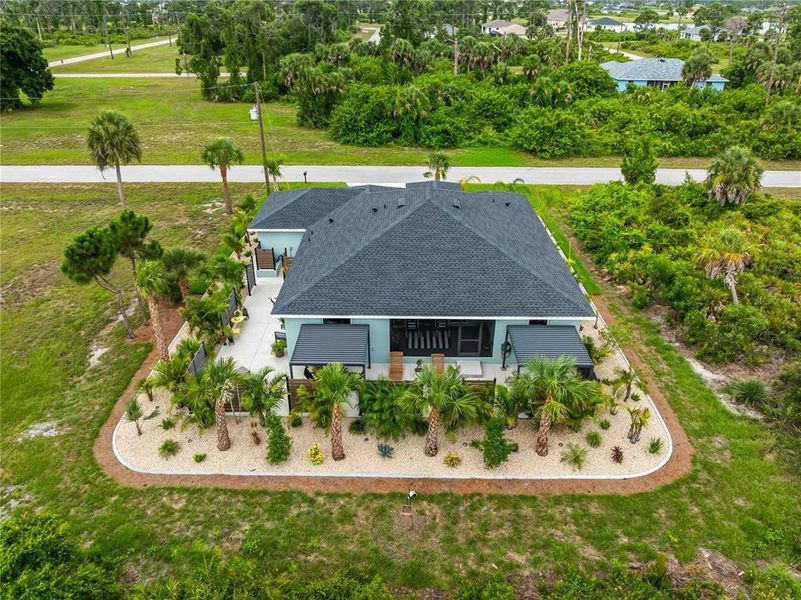 Front exterior of a new home in , Placida, FL, highlighting curb appeal (Image 25).