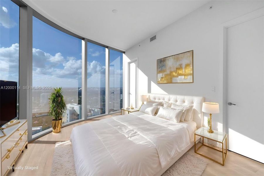 Furnished interior view inside a new home in , Miami (Image 14). Furnished interior view inside a new home in , Miami (Image 14).