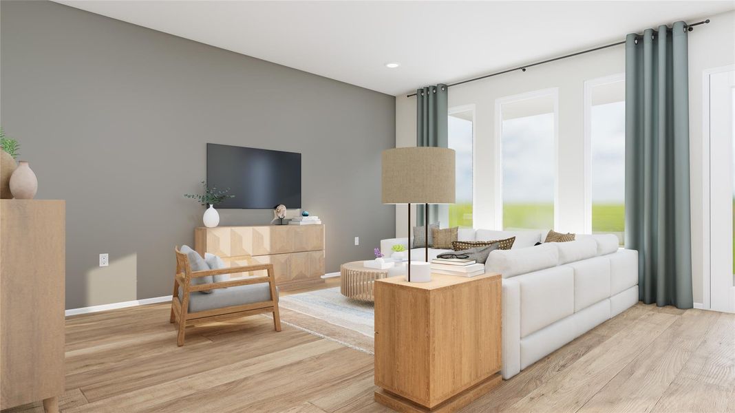 Furnished interior view inside a new home in Anniston, Katy (Image 7).