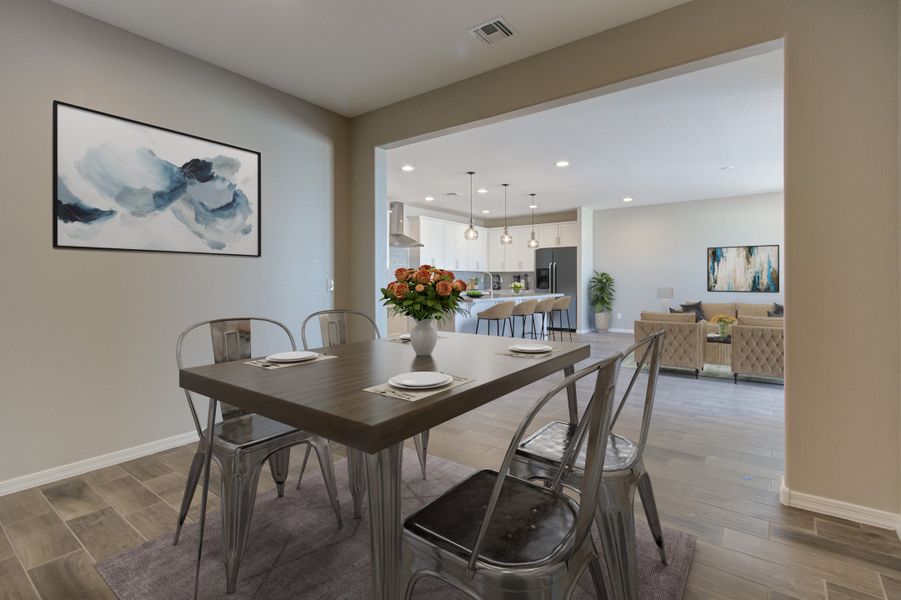 Representative furnished interior of a home built from the Flemington by Beazer Homes in Tirreno at IronWing, Litchfield Park (Image 6).