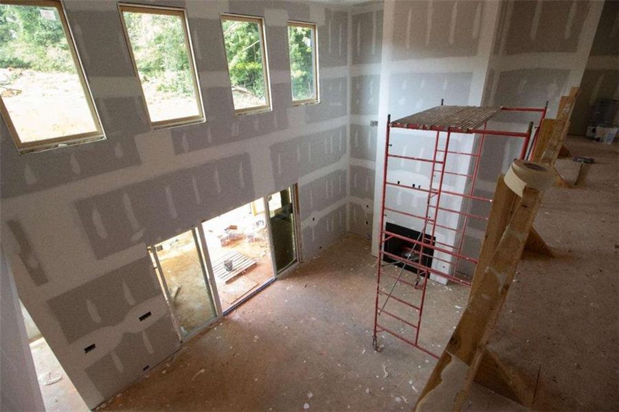 In-progress construction of a new home in , Monroe, GA (Image 49).