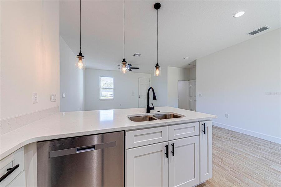 Furnished interior view inside a new home in , Ocklawaha (Image 8).
