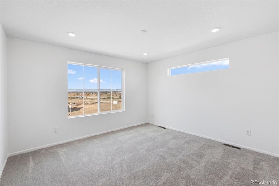 Spacious, unfurnished interior of a new home in The Casitas Collection at Windler, Aurora (Image 22). Spacious, unfurnished interior of a new home in The Casitas Collection at Windler, Aurora (Image 22).