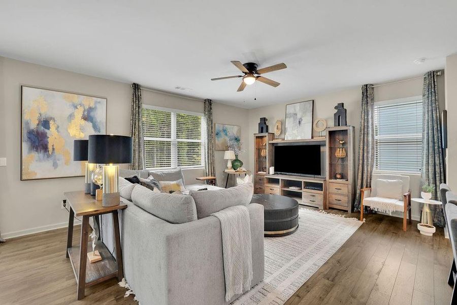 Furnished interior view inside a new home in , Dawsonville (Image 9).
