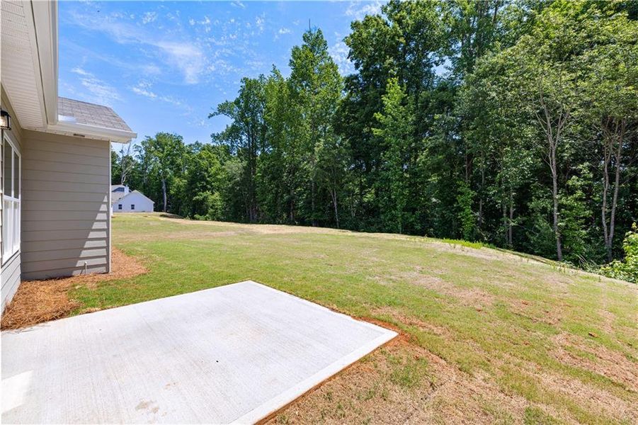 Exterior details and patio area of a home in , Villa Rica (Image 4). Exterior details and patio area of a home in , Villa Rica (Image 4).