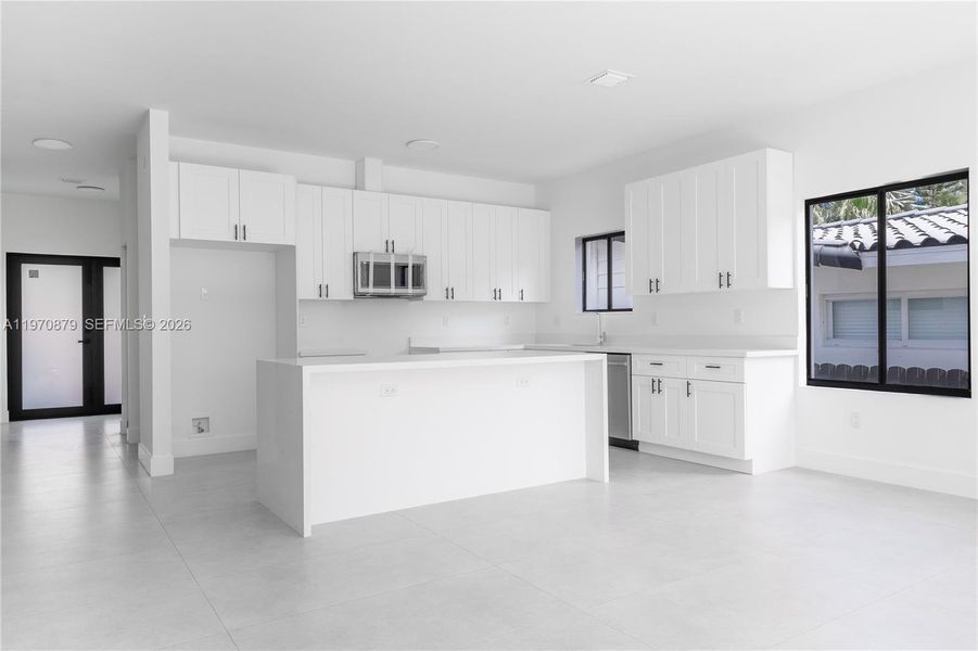 Furnished interior view inside a new home in , Miami (Image 9).