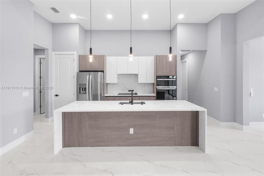 Furnished interior view inside a new home in , Cape Coral (Image 9). Furnished interior view inside a new home in , Cape Coral (Image 9).