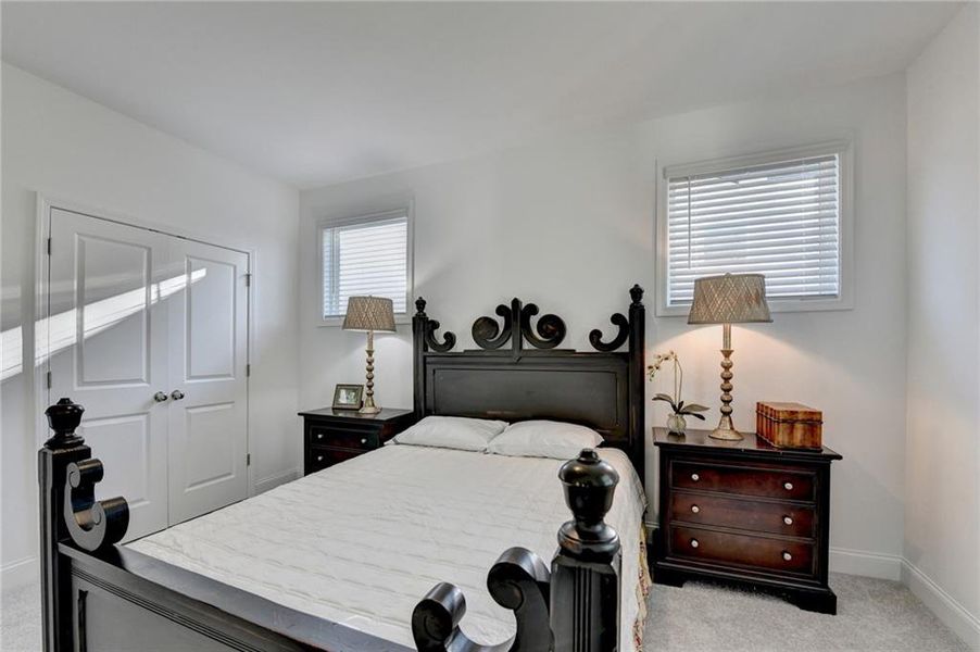 Furnished interior view inside a new home in Bailey Fence, Dacula (Image 46).