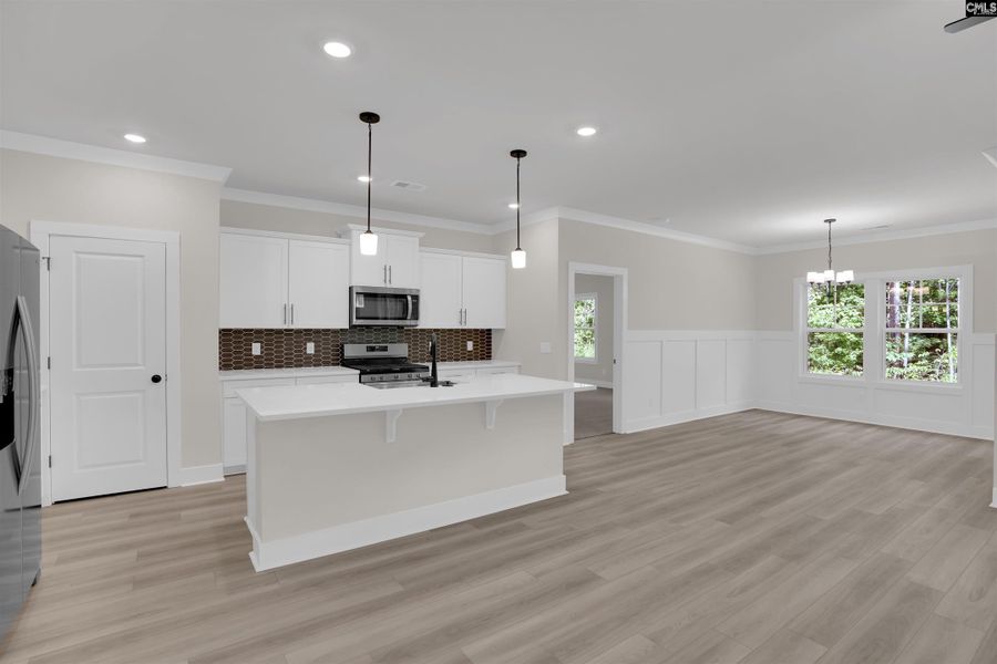 Furnished interior view inside a new home in Rolling Hills, Prosperity (Image 11).