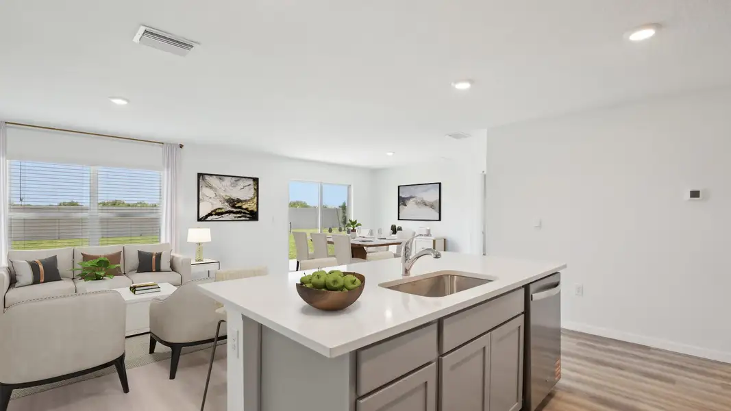 Furnished interior view inside a new home in Brookside, Ruskin (Image 3). Furnished interior view inside a new home in Brookside, Ruskin (Image 3).