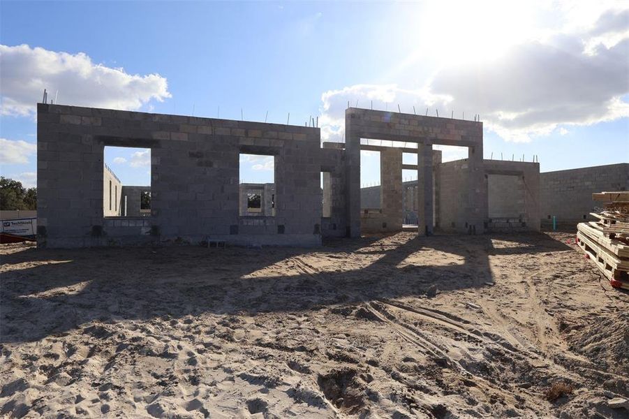 In-progress construction of a new home in Willow Run, Apopka, FL (Image 9).