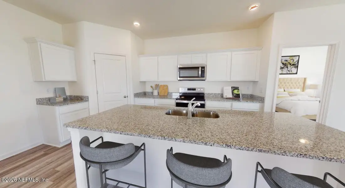 Furnished interior view inside a new home in , Jacksonville (Image 7).