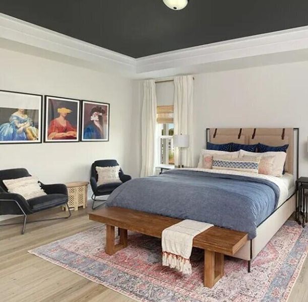 Furnished interior view inside a new home in Tea Farm: Presidents Series, Ravenel (Image 4).