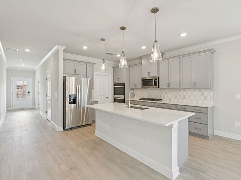 Furnished interior view inside a new home in River Pointe, Monroe (Image 6). Furnished interior view inside a new home in River Pointe, Monroe (Image 6).