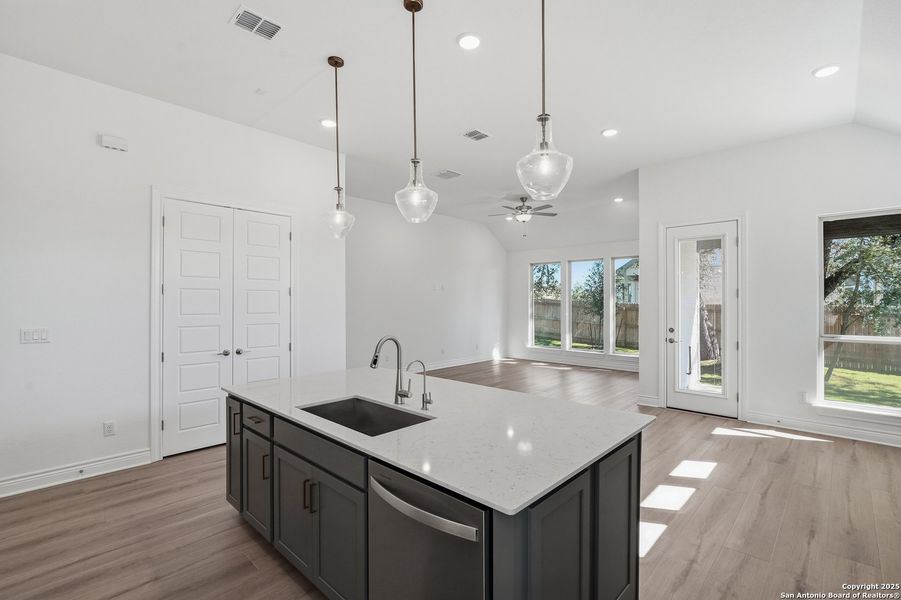 Furnished interior view inside a new home in Bison Ridge, San Antonio (Image 14). Furnished interior view inside a new home in Bison Ridge, San Antonio (Image 14).