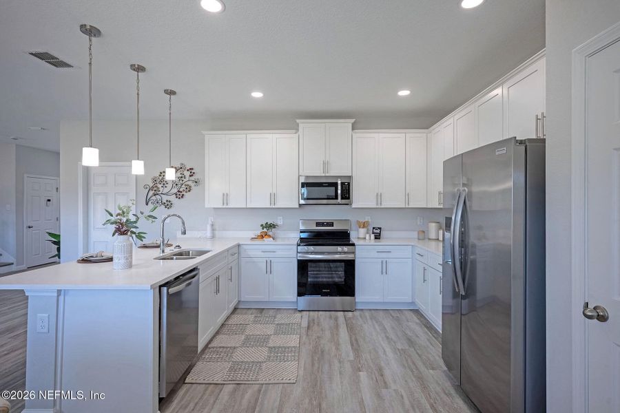 Furnished interior view inside a new home in , Jacksonville (Image 28).