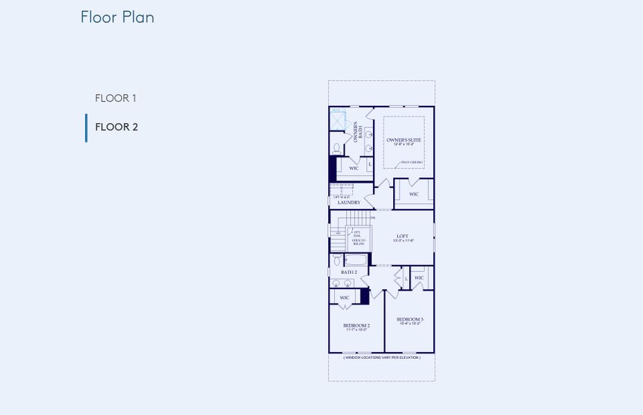 2D floor plan layout of this home in Riverstone, Monroe, NC (Image 4). 2D floor plan layout of this home in Riverstone, Monroe, NC (Image 4).