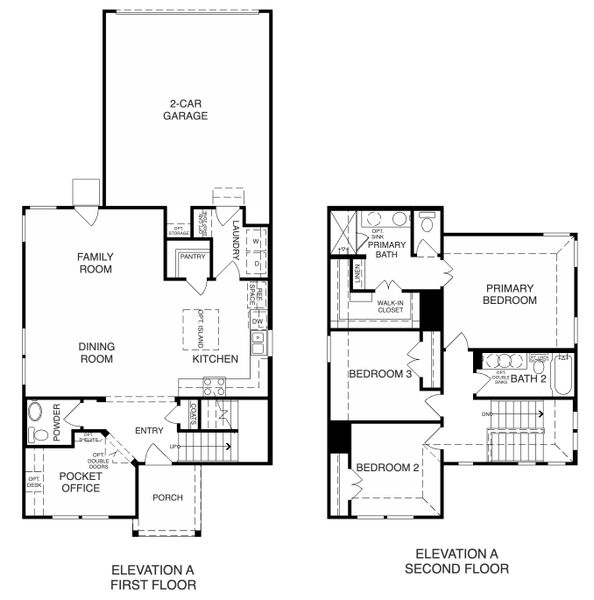 2D floor plan layout of this home in Sage Hollow, Kyle, TX (Image 3). 2D floor plan layout of this home in Sage Hollow, Kyle, TX (Image 3).