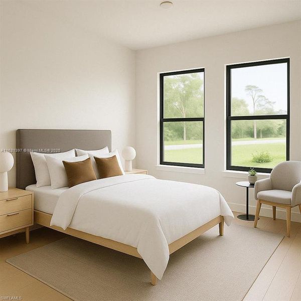 Furnished interior view inside a new home in , Naples (Image 10).