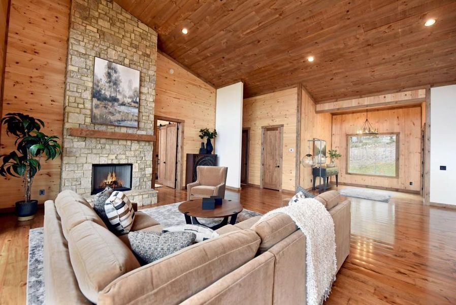 Furnished interior view inside a new home in , Blue Ridge (Image 28). Furnished interior view inside a new home in , Blue Ridge (Image 28).