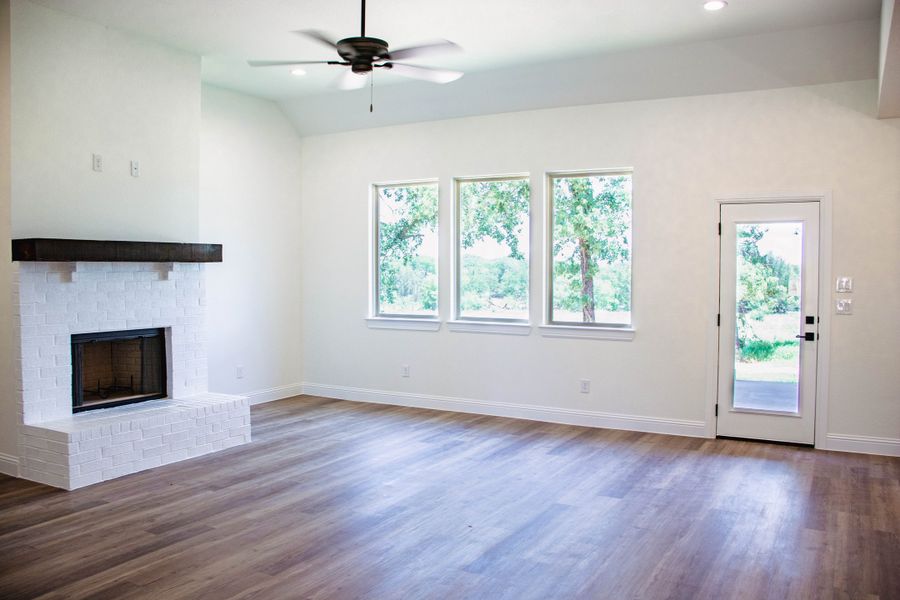 Representative unfurnished interior of a home built from the Courtland Drive by Trinity Classic Homes in The Reserve at Shadle, Poolville (Image 34). Representative unfurnished interior of a home built from the Courtland Drive by Trinity Classic Homes in The Reserve at Shadle, Poolville (Image 34).