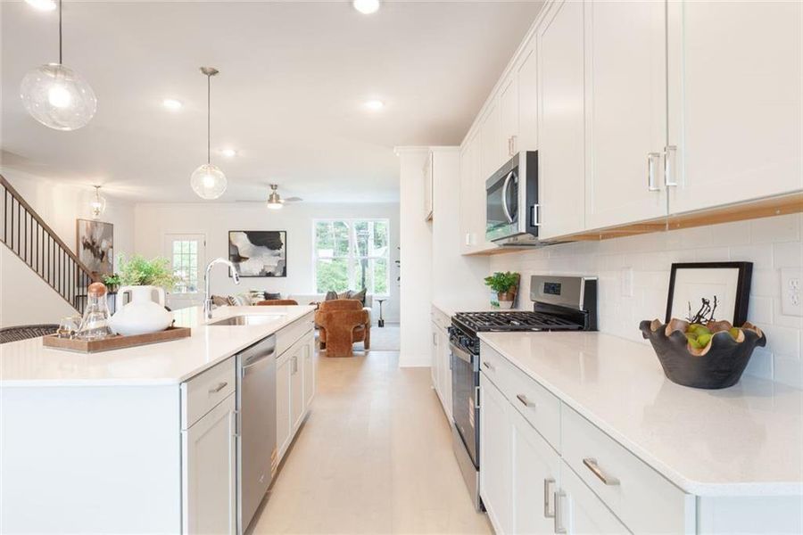 Furnished interior view inside a new home in , Sugar Hill (Image 28).