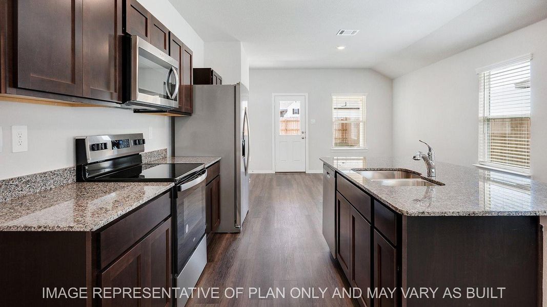 Furnished interior view inside a new home in Midtown Reserve, College Station (Image 10).