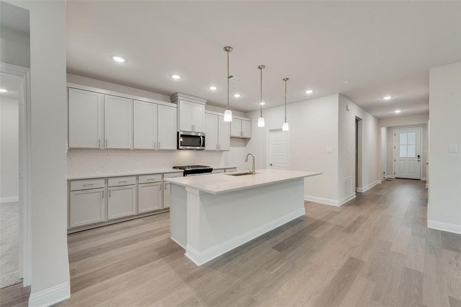 Furnished interior view inside a new home in Creekside of Crowley, Crowley (Image 10).