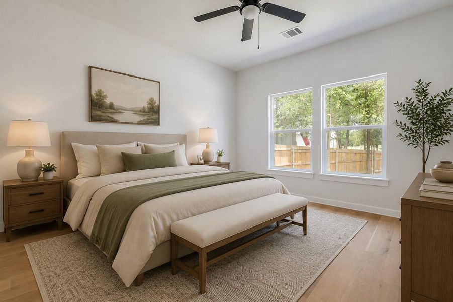 Virtually Stage Secondary Bedroom