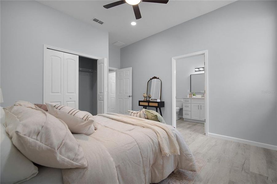 Furnished interior view inside a new home in , Lakeland (Image 19). Furnished interior view inside a new home in , Lakeland (Image 19).