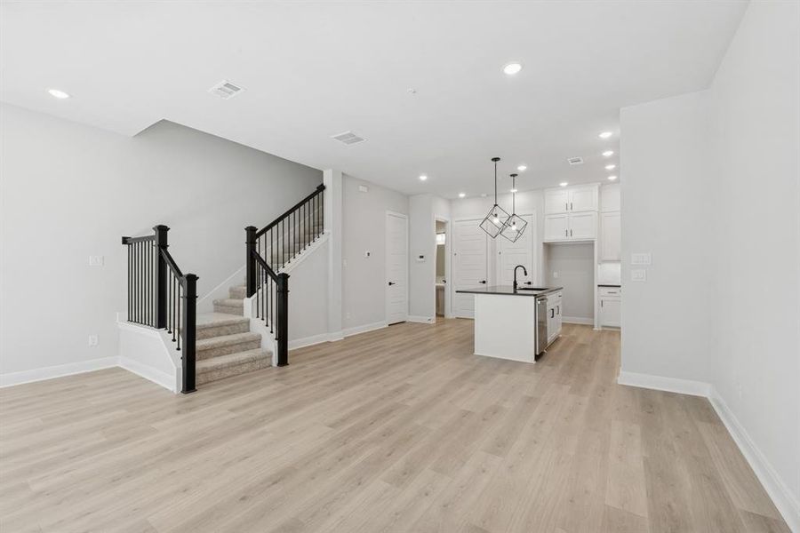 Spacious, unfurnished interior of a new home in Hillside at Las Colinas, Irving (Image 23). Spacious, unfurnished interior of a new home in Hillside at Las Colinas, Irving (Image 23).