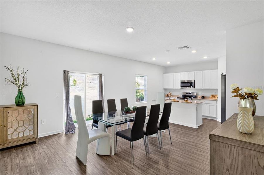 Furnished interior view inside a new home in Tara Forest East, Alachua (Image 12).