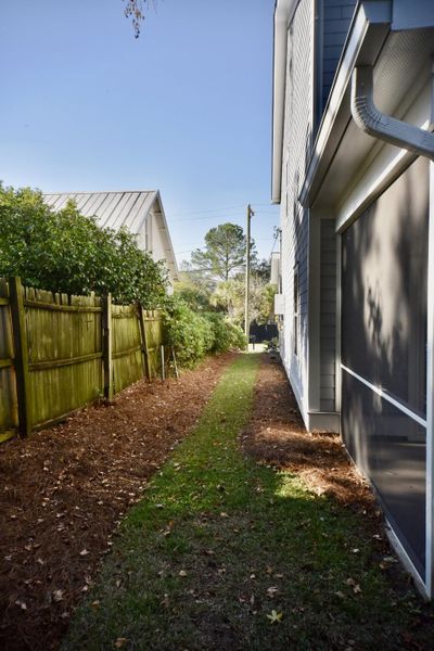Exterior details and patio area of a home in , North Charleston (Image 3).